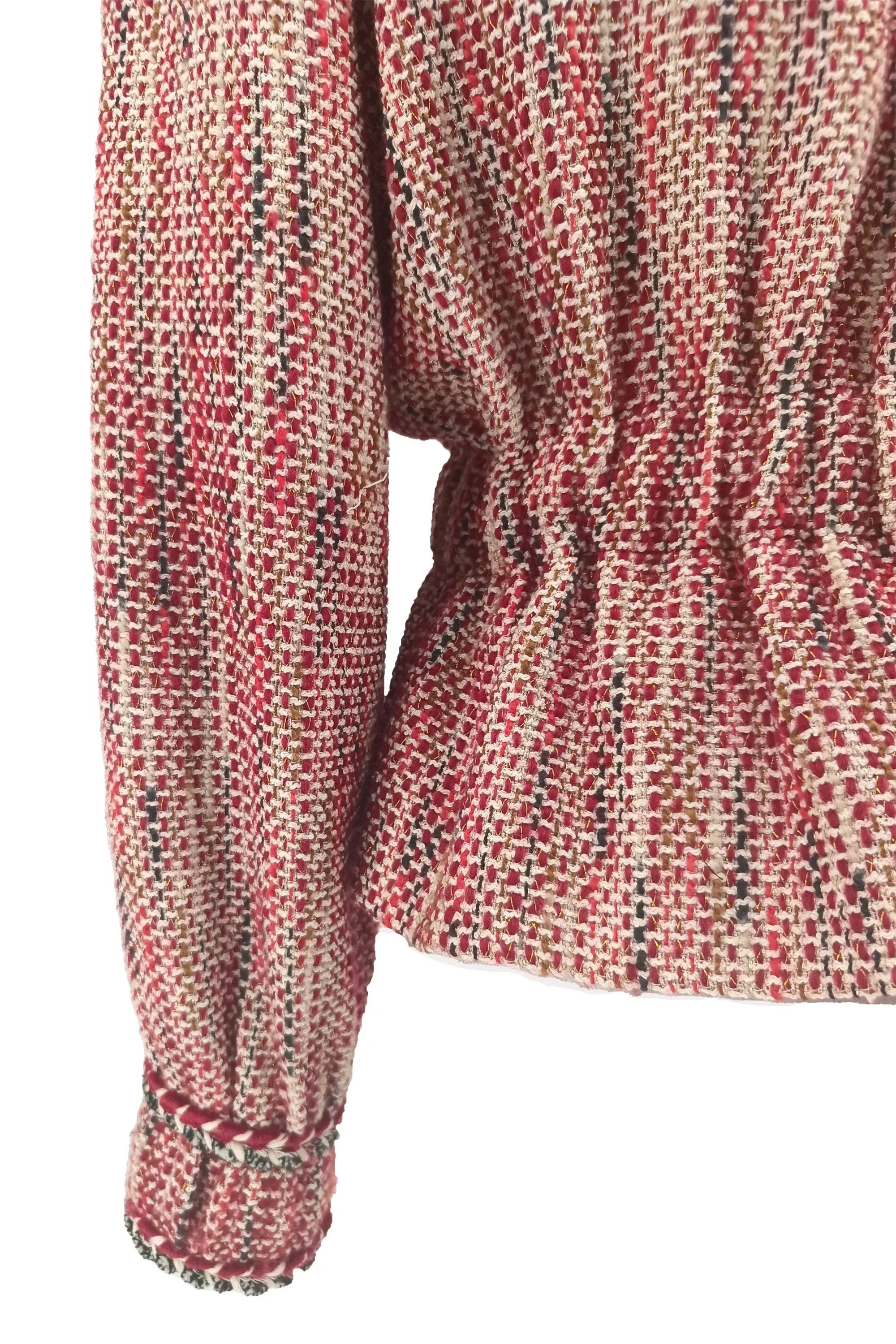 Spring and Autumn Small Fragrant Wind Coat Slim Fit with Pocket Two Piece Set ULA